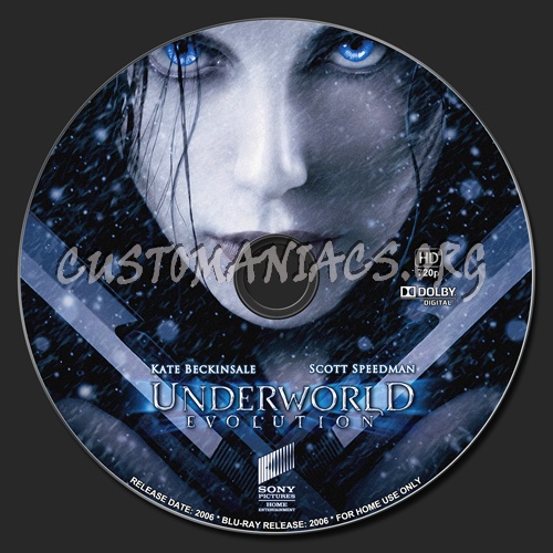 Underworld Evolution blu-ray label