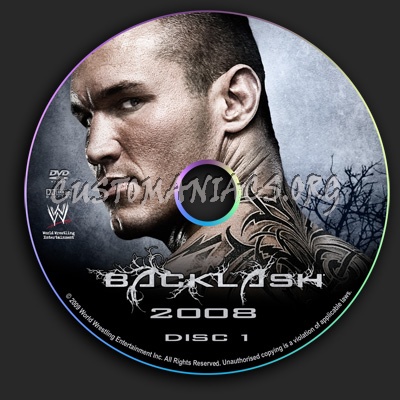 WWE - Backlash 2009 dvd label