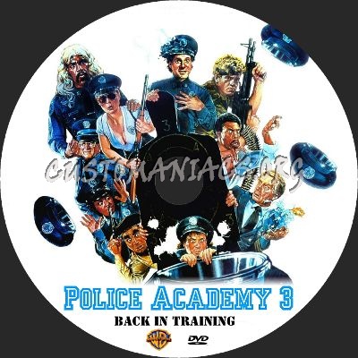 Police Academy 3: Back In Training dvd label