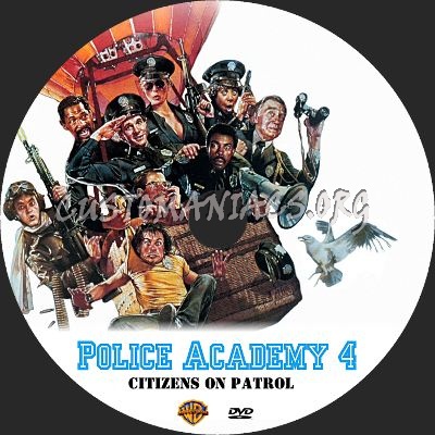 Police Academy 4: Citizens On Patrol dvd label