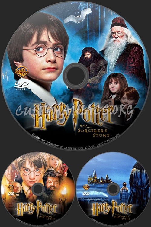 Harry Potter and the Sorcerer's Stone dvd label