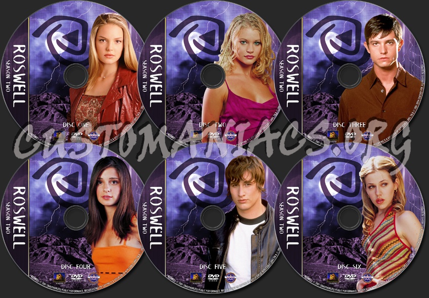 Roswell - TV Collection - Season Two dvd label
