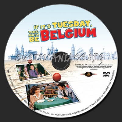 If Its Tuesday This Must Be Belgium dvd label