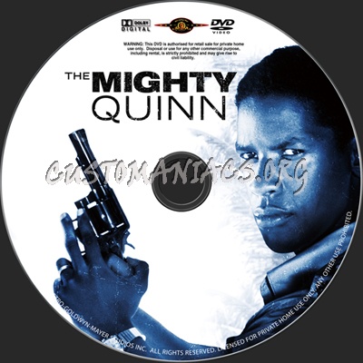 The Mighty Quinn dvd label