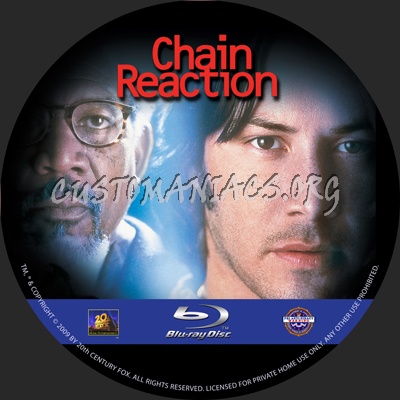 Chain Reaction blu-ray label