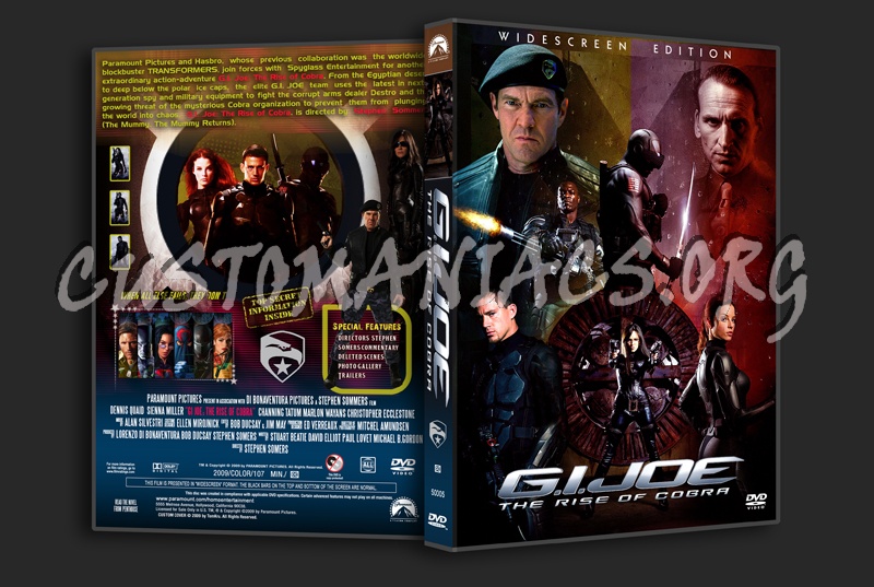 G.I.Joe The Rise of Cobra dvd cover
