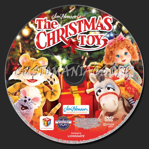 The Christmas Toy dvd label