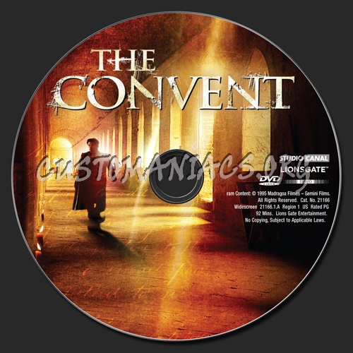 The Convent dvd label