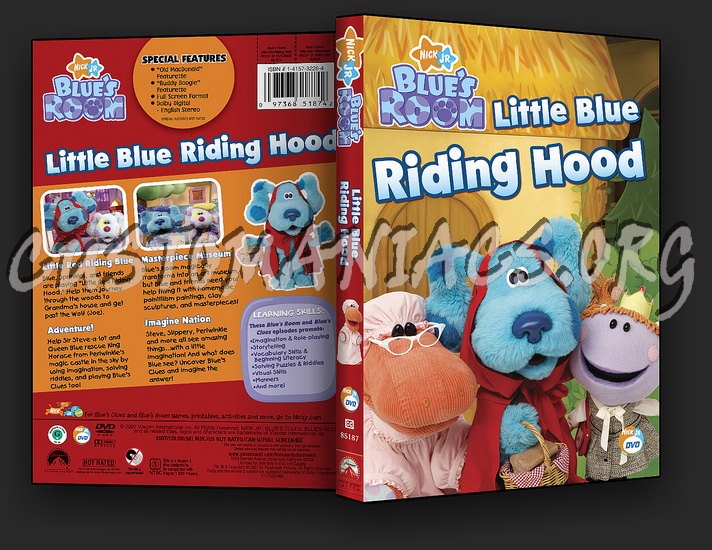 Blue's Room: Little Blue Riding Hood dvd cover