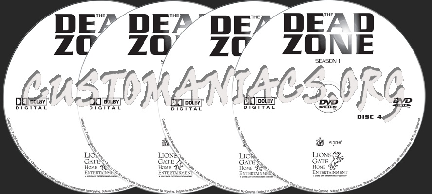 The Dead Zone season 1 dvd label