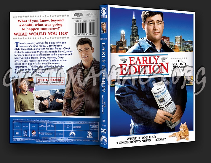 Early Edition Season 2 dvd cover
