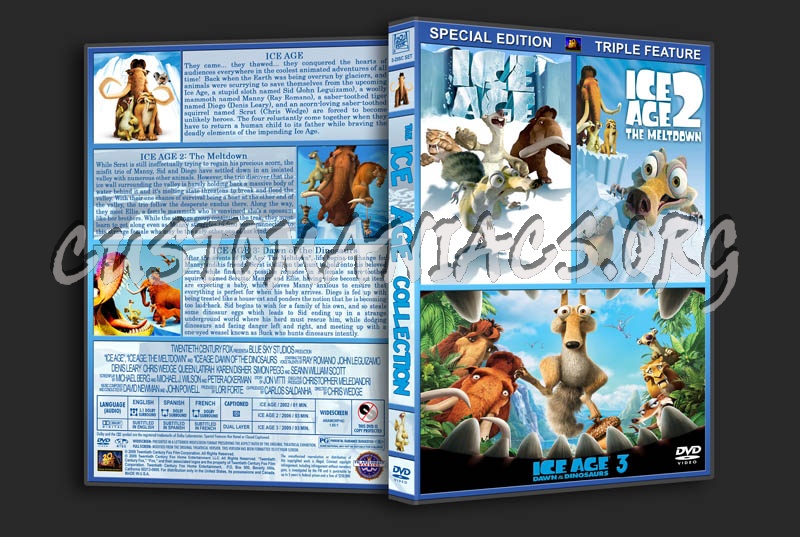 Ice Age Triple Feature dvd cover