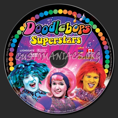 Doodlebops Superstars dvd label