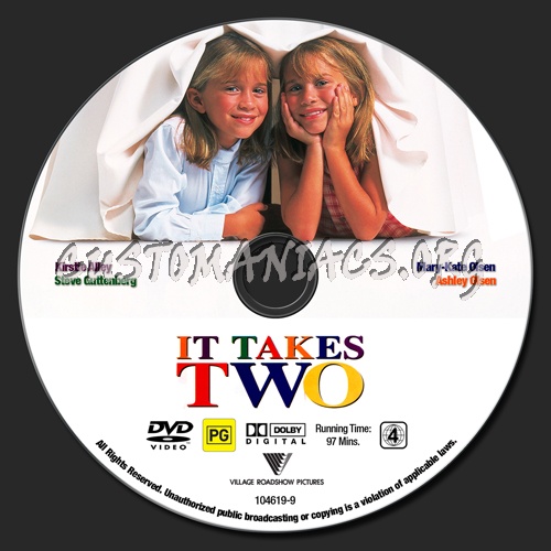 It Takes Two dvd label