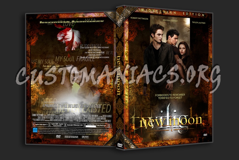 The Twilight Saga - New Moon dvd cover