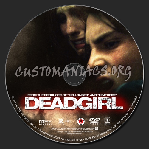 Deadgirl dvd label