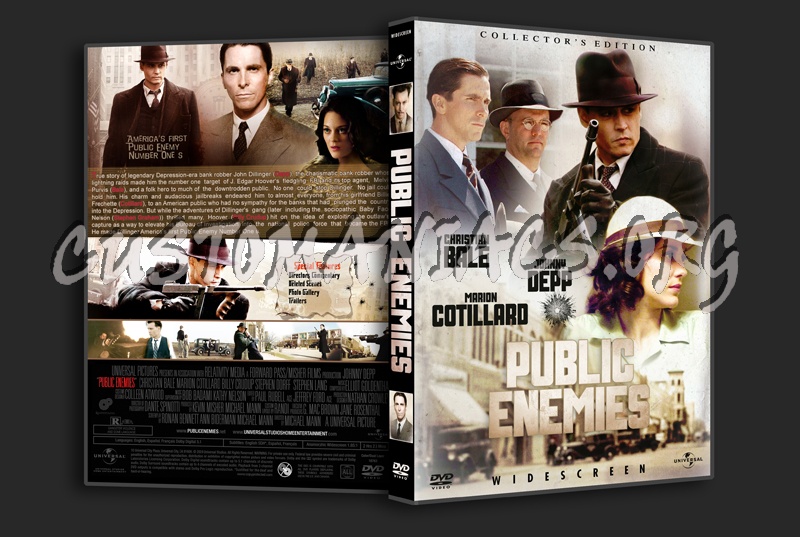 Public Enemies dvd cover