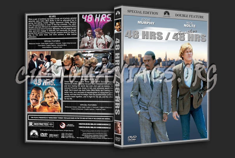 48 Hrs / Another 48 HRS Double Feature dvd cover