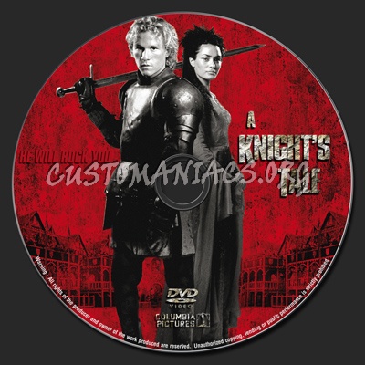 A Knight's Tale dvd label