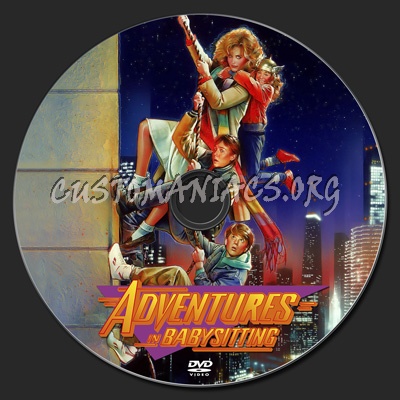 Adventures in Babysitting dvd label