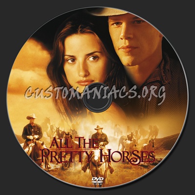 All the Pretty Horses dvd label