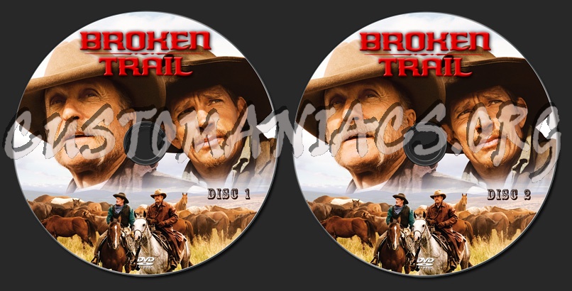 Broken Trail dvd label