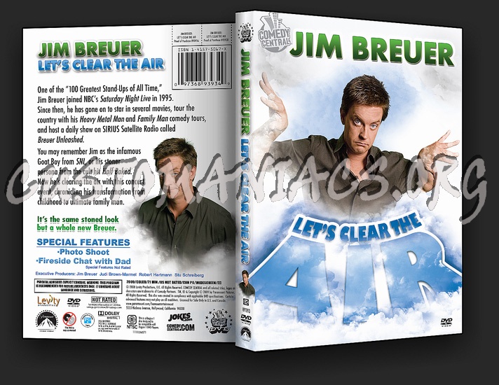 Jim Breuer Let's Clear the Air dvd cover