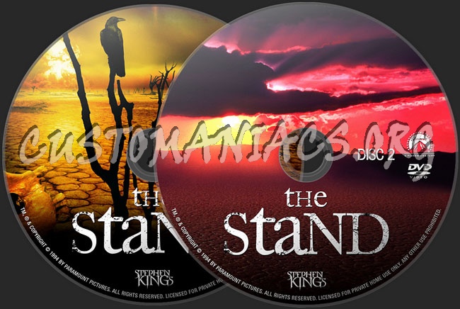 The Stand dvd label