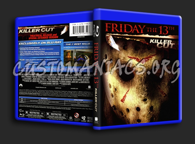 Friday The 13th Killer cut blu-ray cover