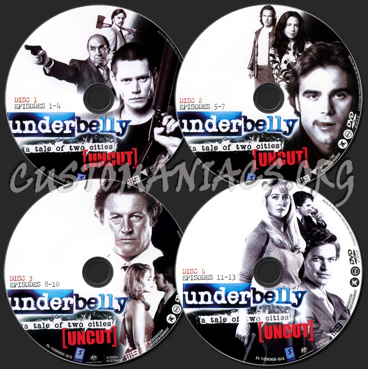 Underbelly: A Tale of Two Cities dvd label