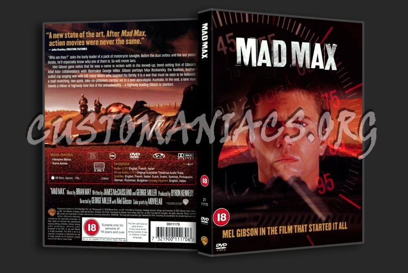 Mad Max dvd cover