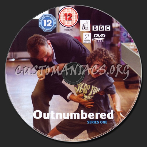 Outnumbered Series 1 dvd label
