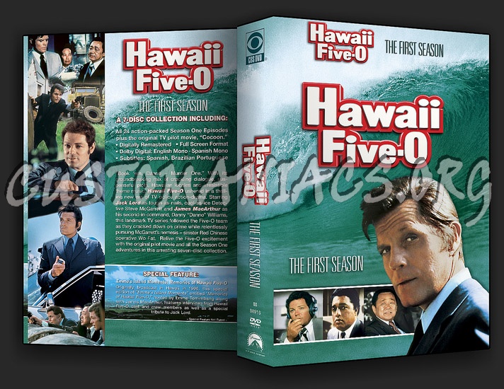 Hawaii Five-O Season 1 dvd cover