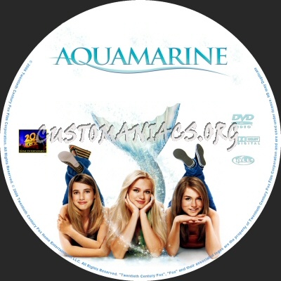 Aquamarine dvd label