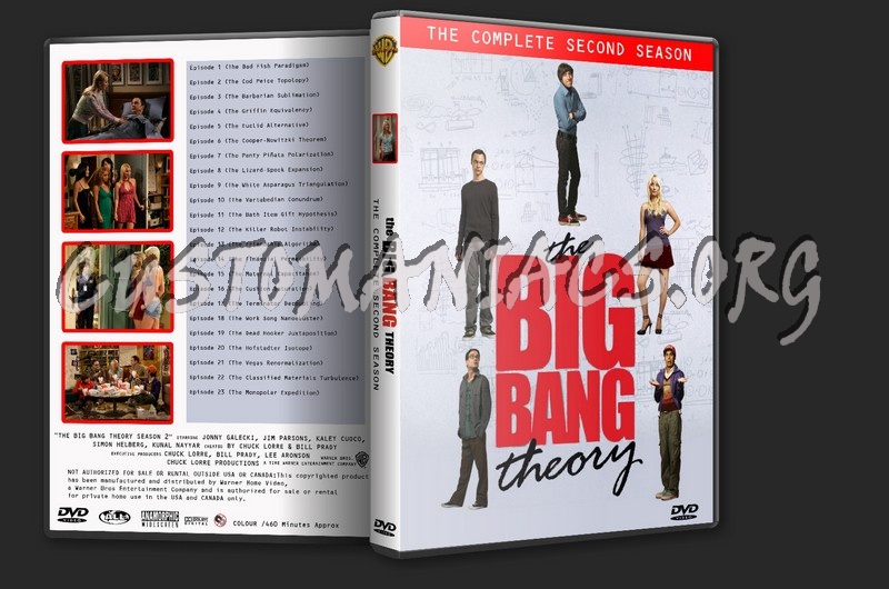 The Big Bang Theory Season 2 dvd cover