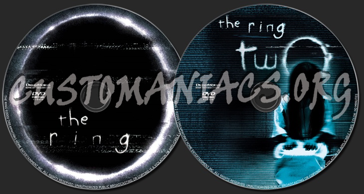 The Ring / The Ring Two dvd label