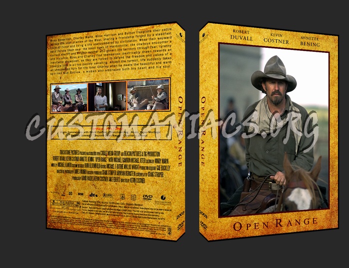 Open Range 2003 dvd cover