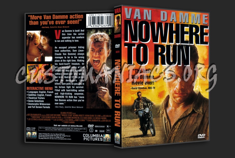 Nowhere To Run dvd cover