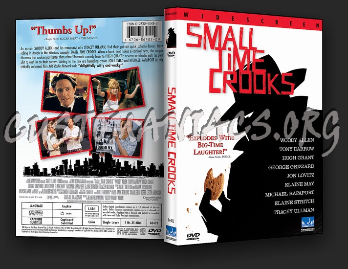 Small Time Crooks dvd cover