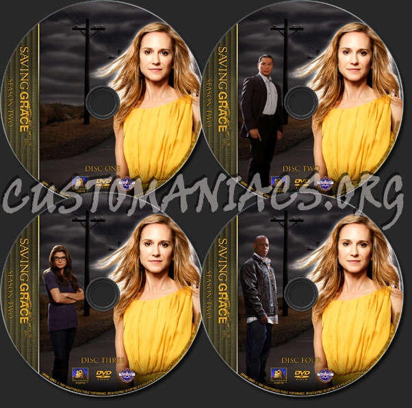 Saving Grace - TV Collection Season Two dvd label