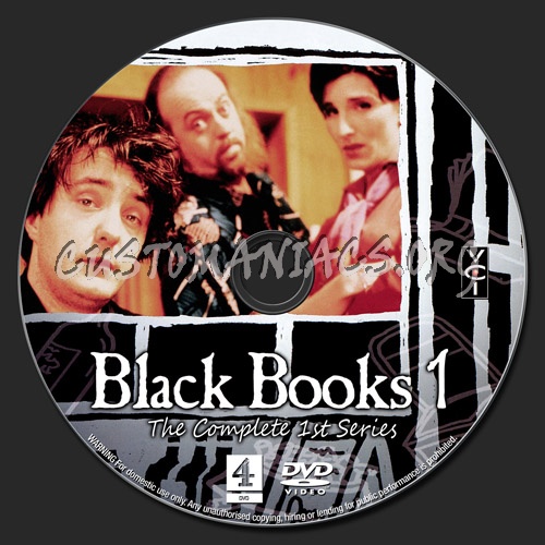 Black Books Series 1-3 dvd label