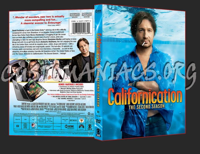 Californication Season 2 dvd cover