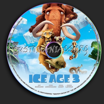 Ice Age 3 dvd label