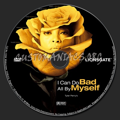 I Can Do Bad All by Myself dvd label