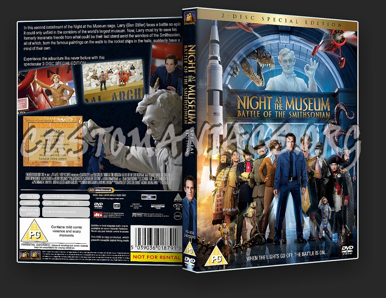 Night At The Museum 2: Battle Of The Smithsonian dvd cover