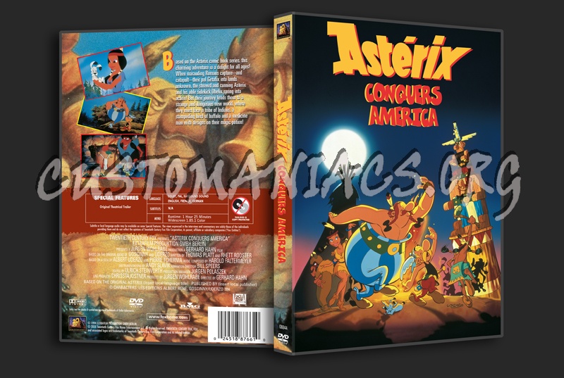 Asterix Conquers America dvd cover
