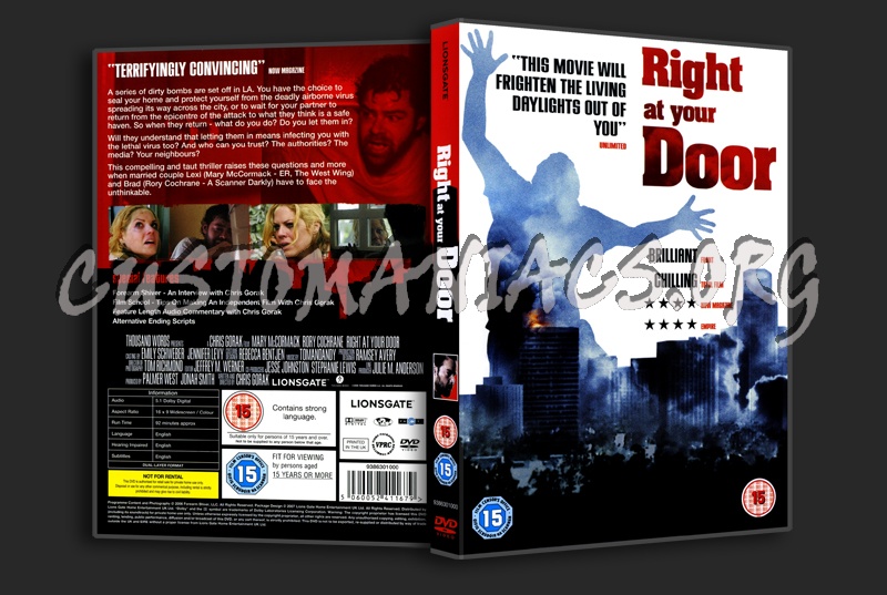 Right At Your Door dvd cover