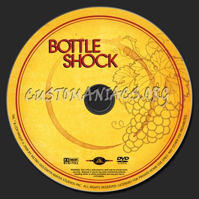 Bottle Shock dvd label