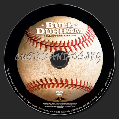 Bull Durham dvd label
