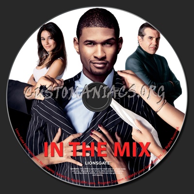In The Mix dvd label